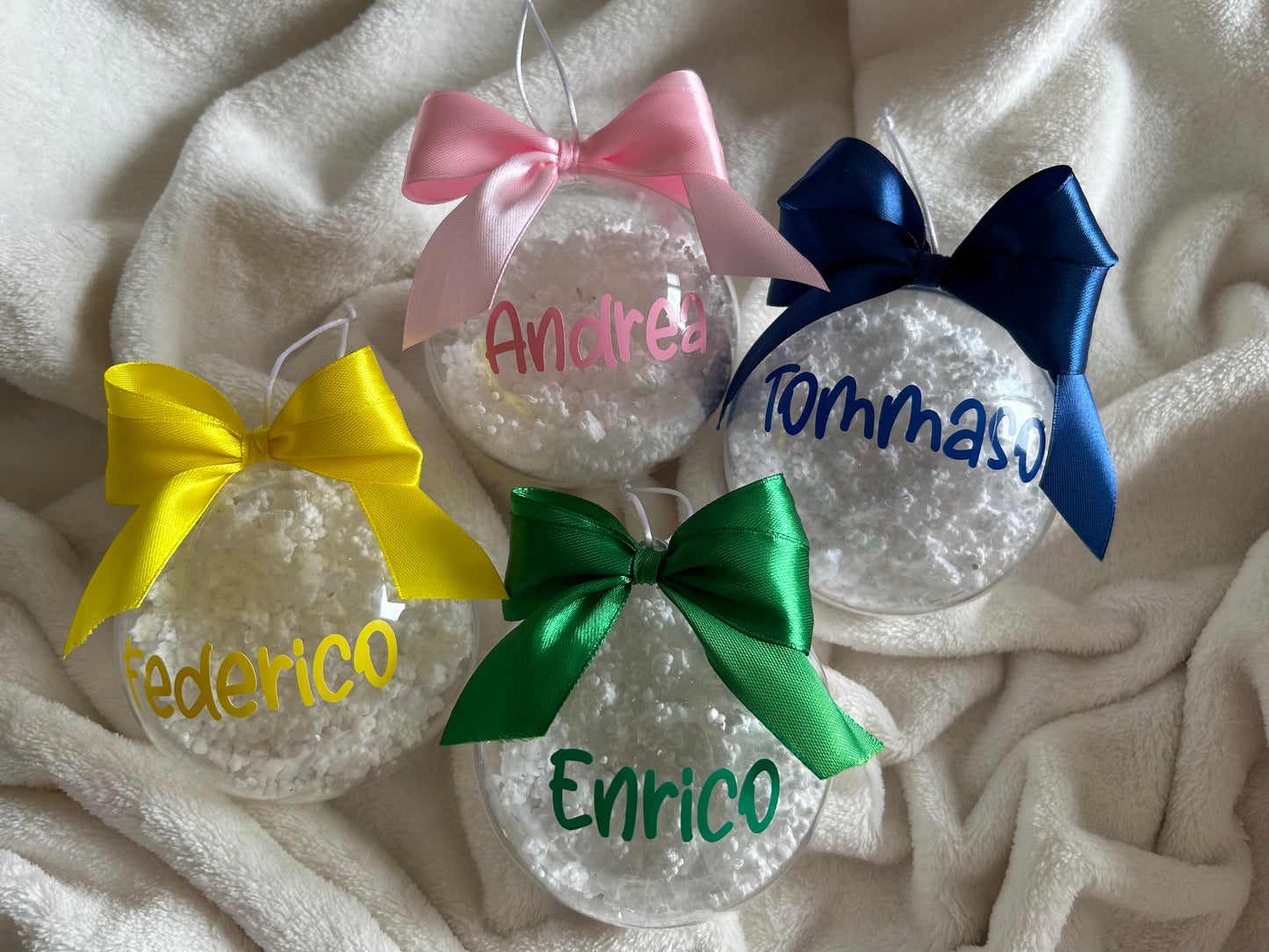 SET 4 PALLINE - NEVE