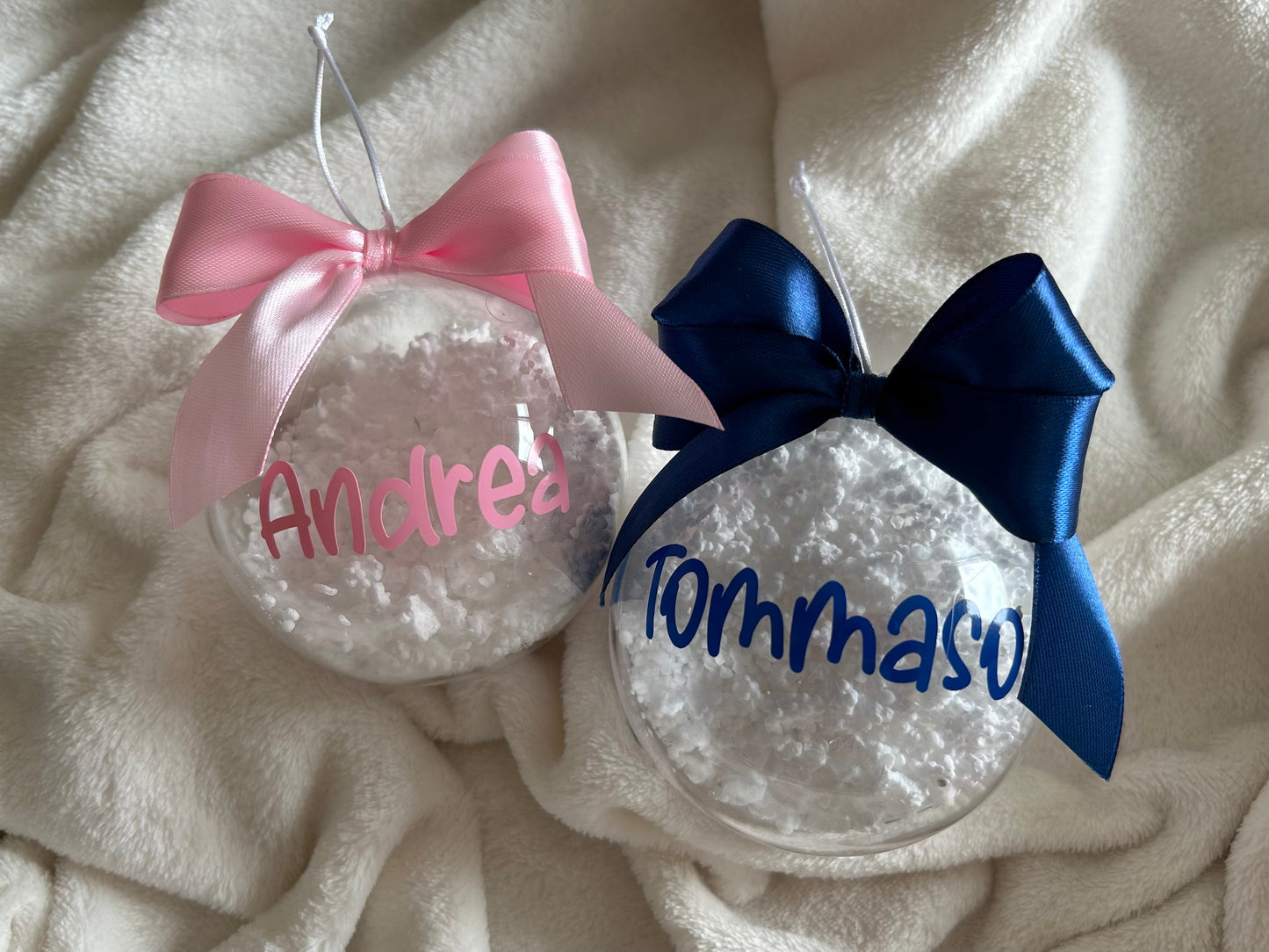 SET 2 PALLINE - NEVE