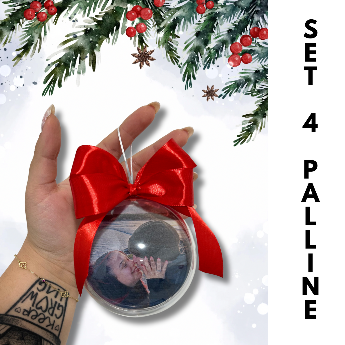 SET 4 PALLINE - FOTO