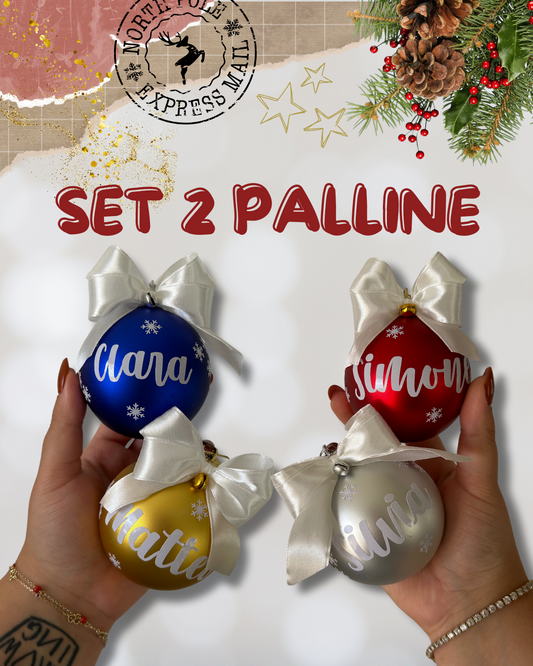 Set 2 palline - 7cm